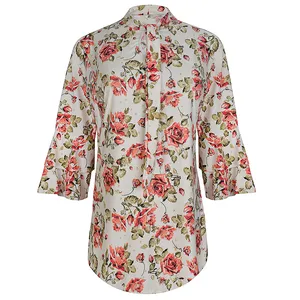 بلوز آستین سه ربع زنانه مدل 358426601