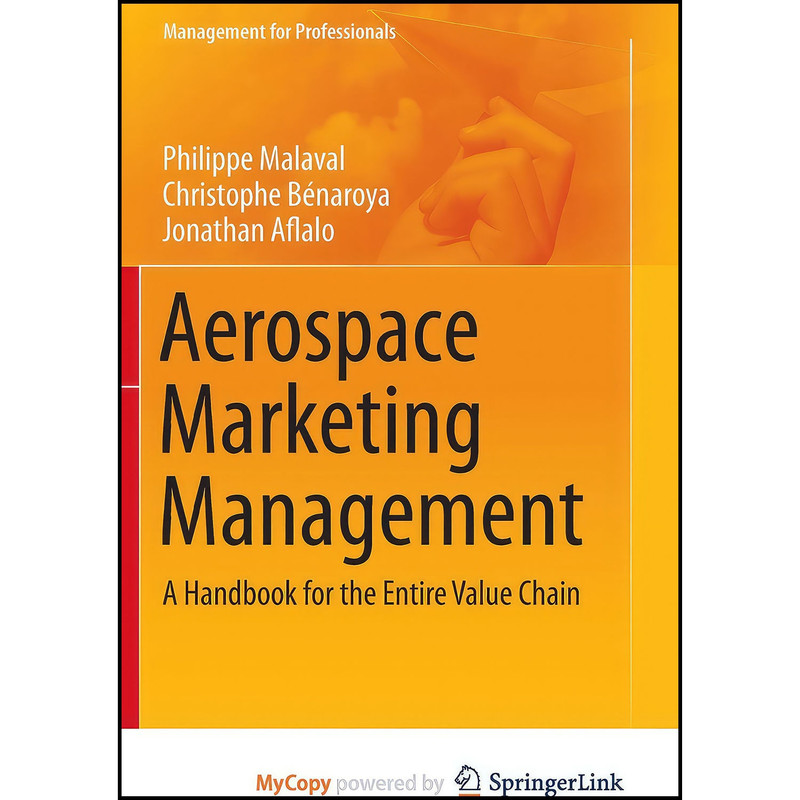 کتاب Aerospace Marketing Management اثر جمعي از نويسندگان انتشارات Springer