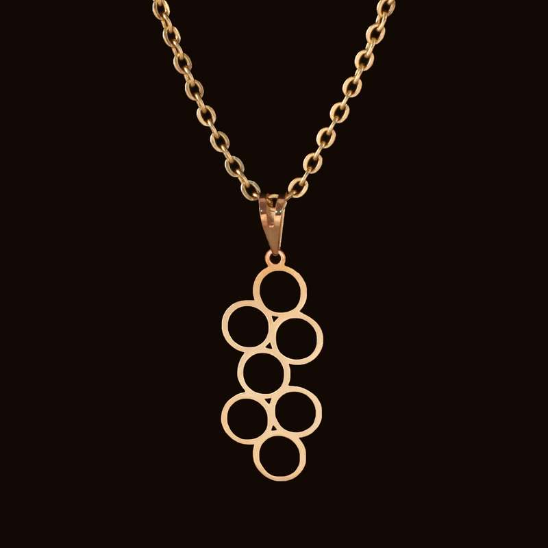 گردنبند نقره زنانه مدل h460