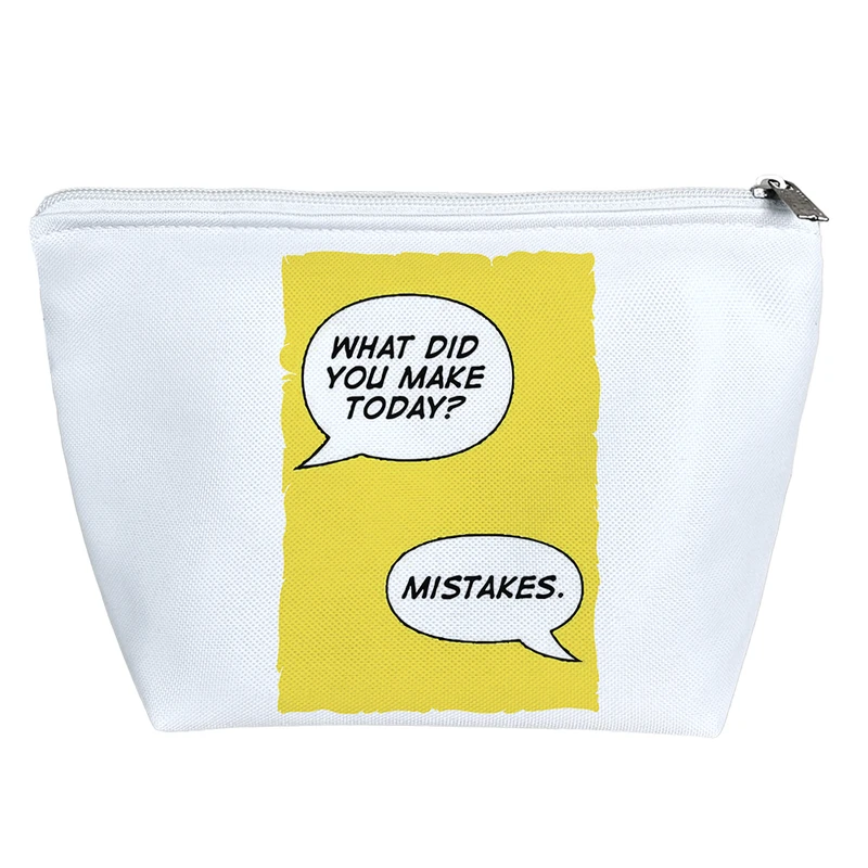 کیف لوازم آرایش دخترانه خندالو مدل What Did You Make Today کد 7096