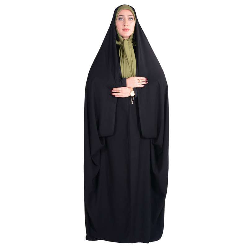 چادر قجری مدل حسنی کرپ
