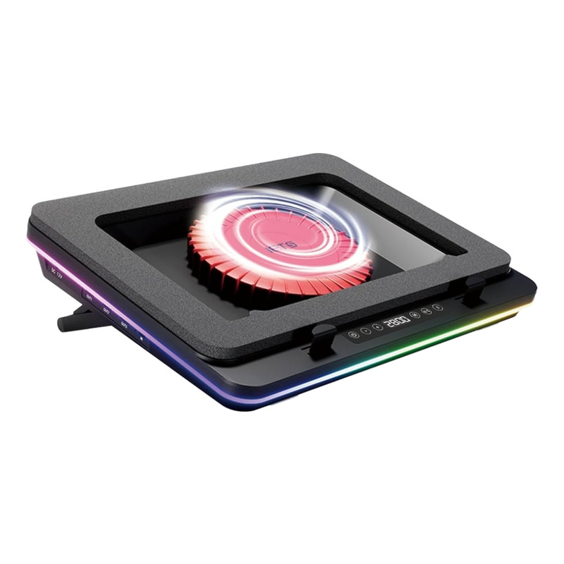 پایه خنک کننده لپ تاپ آی ایی تی اس مدل IETS GT600 Pressure wind Dust Proof RGB USB Lingshen Version (GT626)