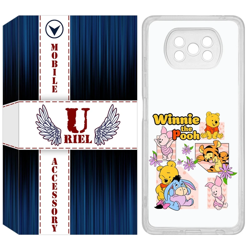 کاور یوریل مدل Clear کد 56 طرح کارتونی مناسب برای گوشی موبایل شیائومی Poco X3 / X3 Pro / X3 NFC