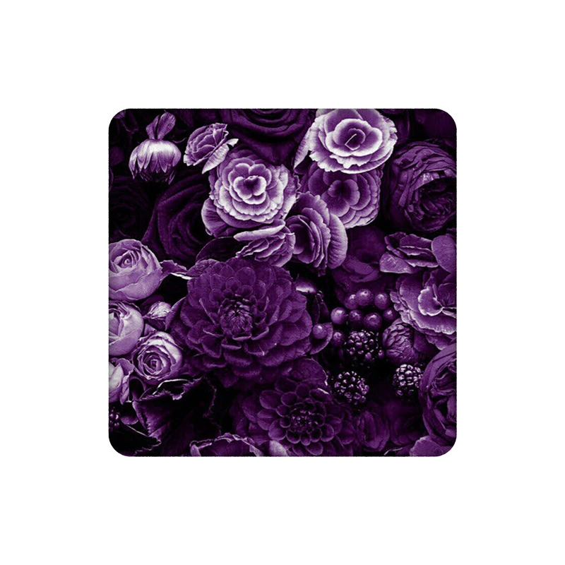 زیرلیوانی طرح گل رز بنفش کد    5264327