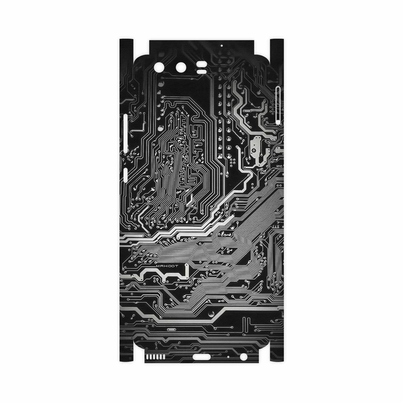 برچسب پوششی ماهوت مدل Black Printed Circuit Board-FullSkin مناسب برای گوشی موبایل هوآوی P10