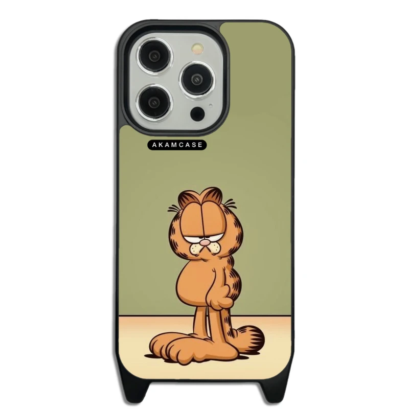 کاور آکام مدل AMC-WLA15PRO-GARFIELD18 مناسب برای گوشی موبایل اپل iPhone 15 Pro