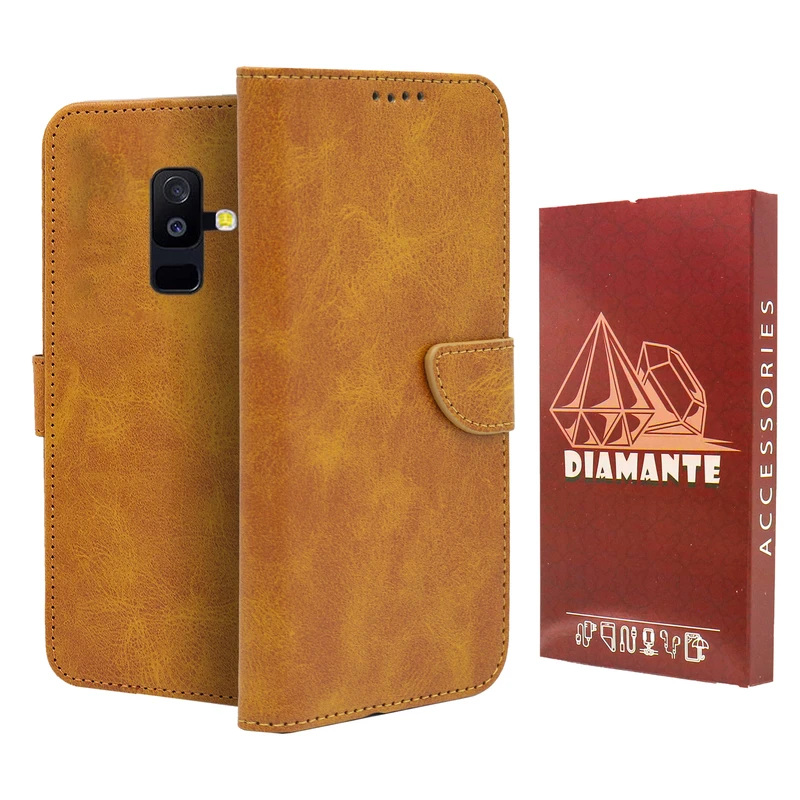 کیف کلاسوری دیامانته مدل Khoshi Rd مناسب برای گوشی موبایل سامسونگ Galaxy A6 Plus