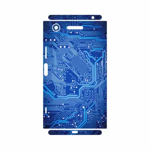 MAHOOT Blue Printed Circuit Board-FullSkin Cover Sticker for Sony Xperia XZ1
