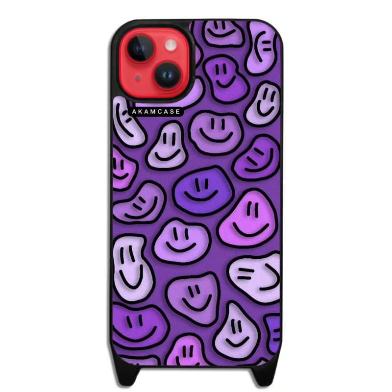 کاور آکام مدل AMCWLA14PLUS-HAPPY FACE12 مناسب برای گوشی موبایل اپل iPhone 14 Plus