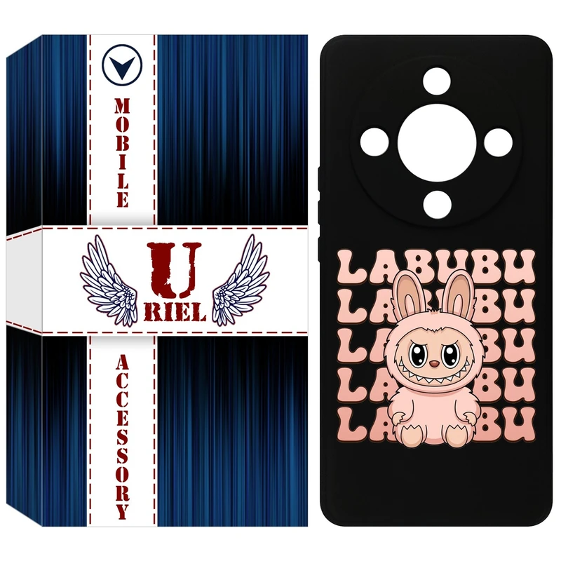 کاور یوریل قاب مدل KSH کد 133 طرح عروسک لبوبو مناسب برای گوشی موبایل آنر X9b / X50 / Magic6 Lite
