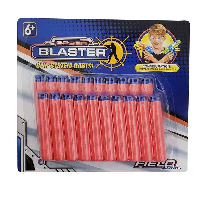تیر فومی تفنگ مدل BLASTER کد 8847 مجموعه 20 عددی