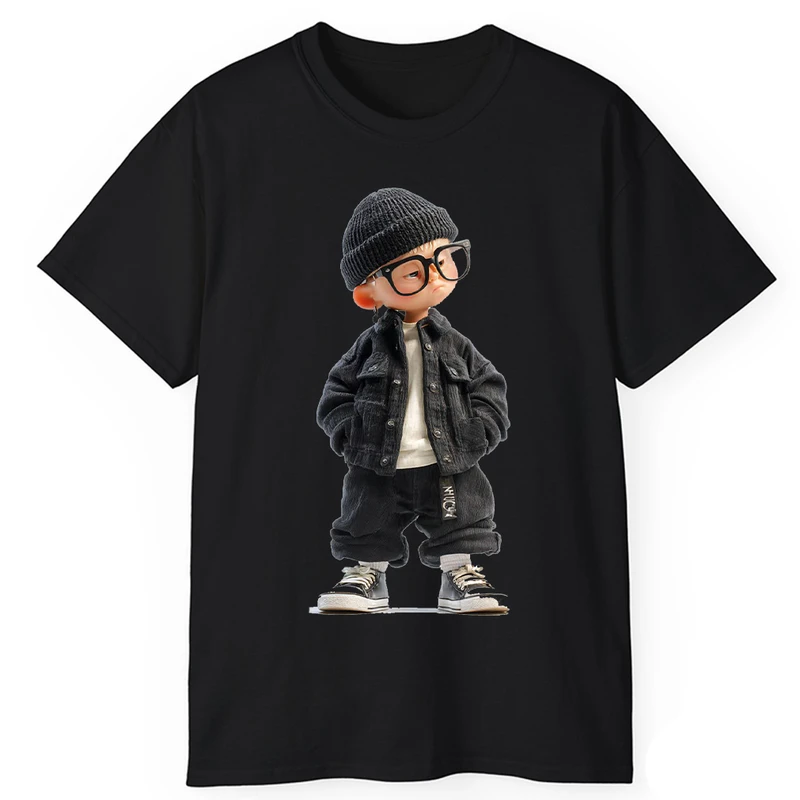 تی‌شرت آستین کوتاه مردانه پاد آفرین مدل پسر