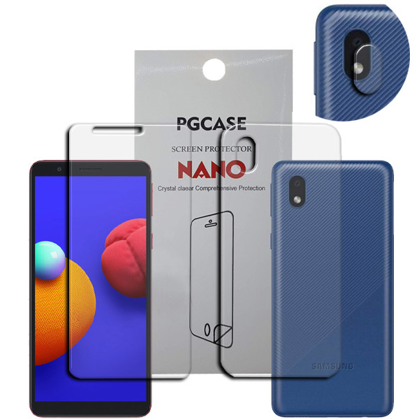  محافظ صفحه نمایش مدل Star Max مناسب برای گوشی موبایل سامسونگ Galaxy A01 Core به همراه محافظ لنز دوربین و محافظ پشت گوشی