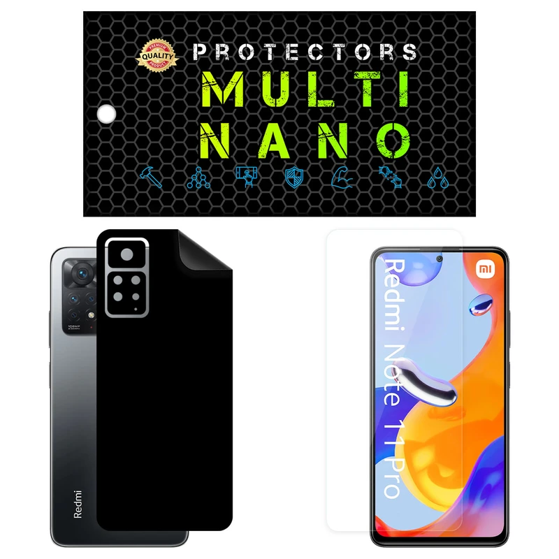 محافظ صفحه نمایش مولتی نانو مدل X-SFM مناسب برای گوشی موبایل شیائومی Redmi Note 11 Pro به همراه برچسب پوششی
