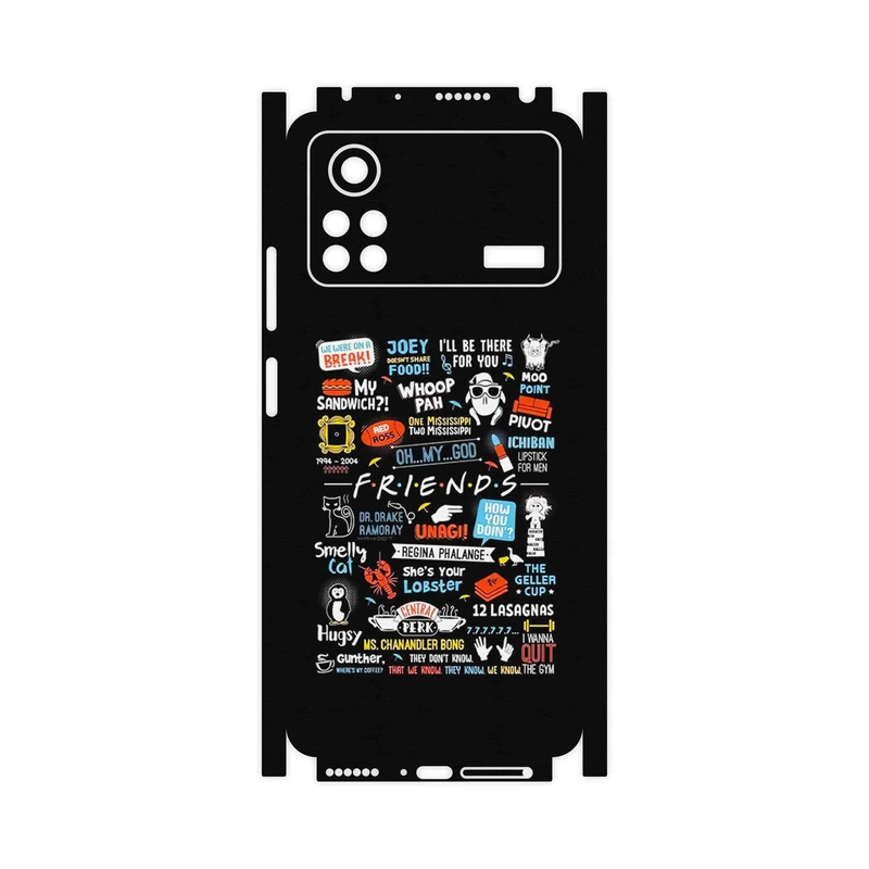 برچسب پوششی ماهوت مدل Friends 2-FullSkin مناسب برای گوشی موبایل شیائومی Poco X4 Pro 5G