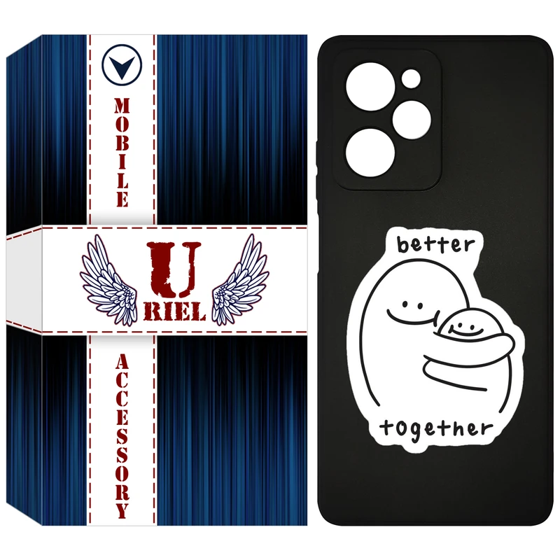 کاور یوریل مدل KSH کد 90 طرح Together مناسب برای گوشی موبایل شیائومی Poco X5 Pro / Redmi Note 12 Pro 5G