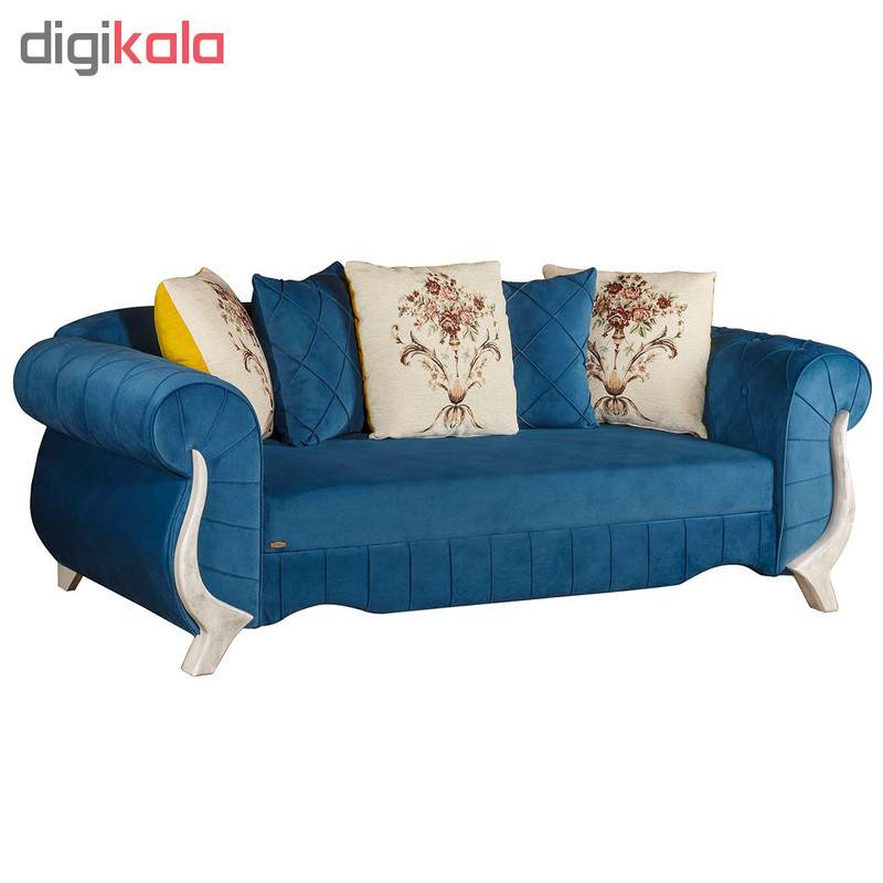 مبل راحتی 3 نفره چشمه نور کد MA-305/3-WT-BL