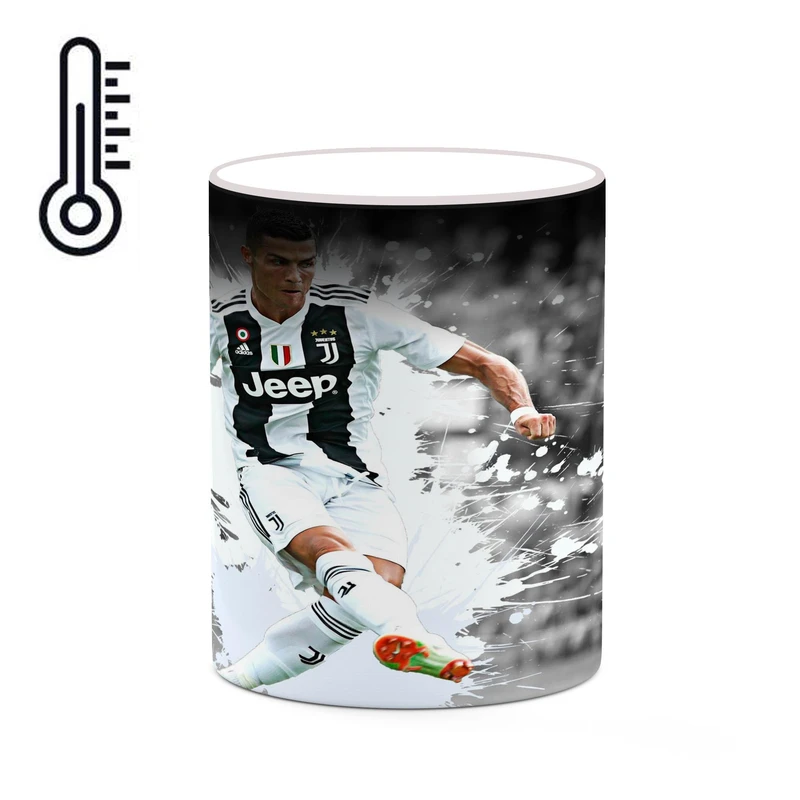 ماگ حرارتی کاکتی طرح Ronaldo رونالدو مدل mgh43005