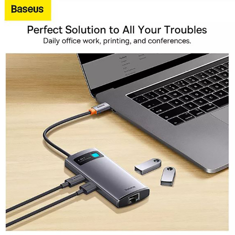 هاب 4 پورت USB-C باسئوس مدل Starjoy BS-OH067