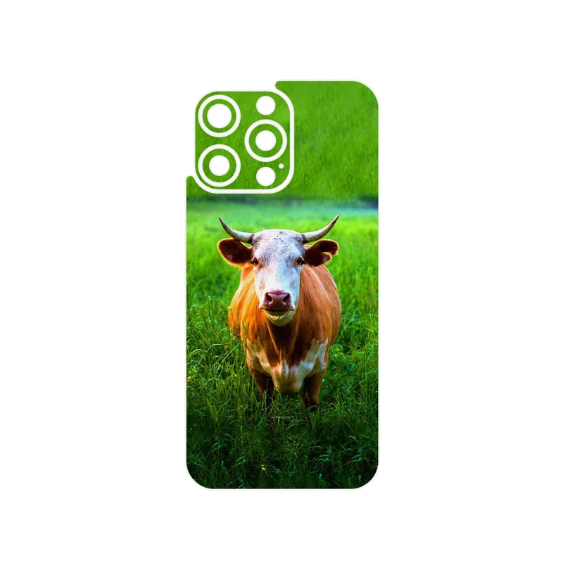 برچسب پوششی ماهوت مدل Cow مناسب برای گوشی موبایل اپل iPhone 15 Pro Max