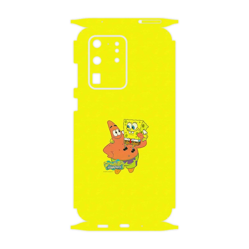 برچسب پوششی ماهوت مدل SpongeBob SquarePants-FullSkin مناسب برای گوشی موبایل سامسونگ Galaxy S20 Ultra
