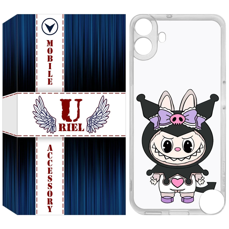 کاور یوریل مدل Clear کد 137 طرح لبوبو Labubu مناسب برای گوشی موبایل ناتینگ فون Nothing CMF Phone 1