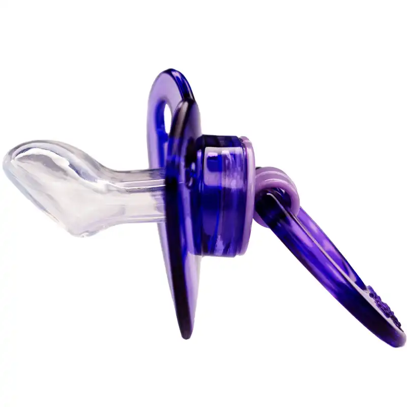 پستانک ارتودنسی وی کر مدل دسته دار fancy شفاف سایز 0-6 ماه کد p107