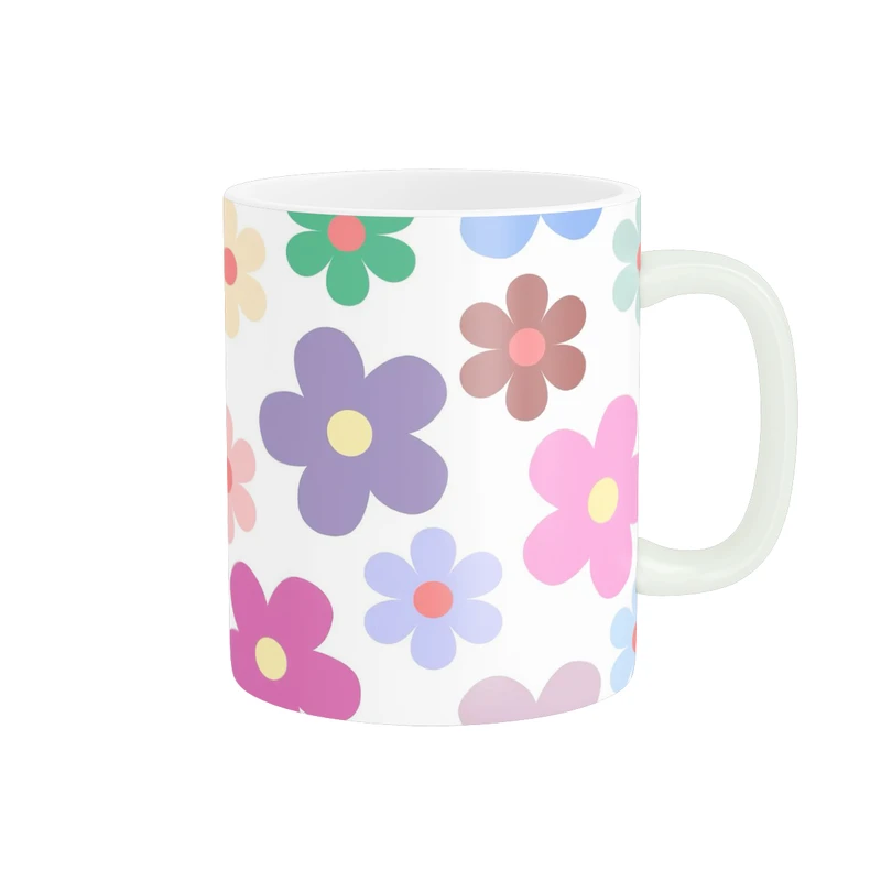 ماگ پاد آفرین طرح گل کد 3250