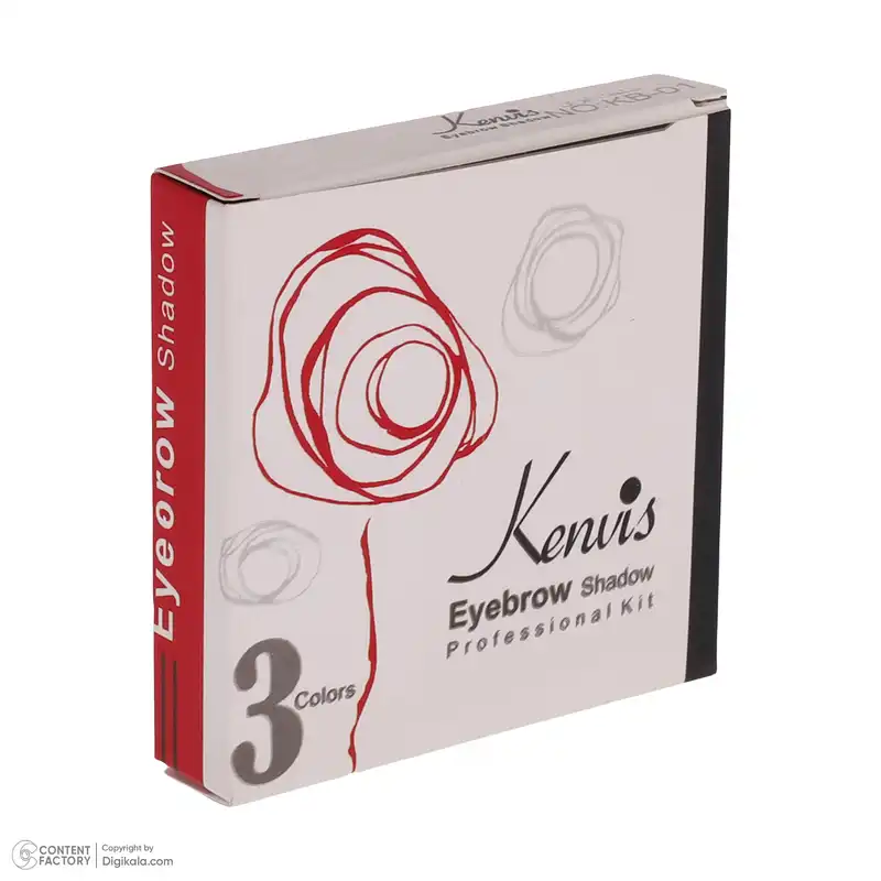 پالت سایه ابرو کنویس شماره KB-01