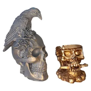 مجسمه مدل اسکلت طرح دزدان دریایی  کد E13 مجموعه دو عددی