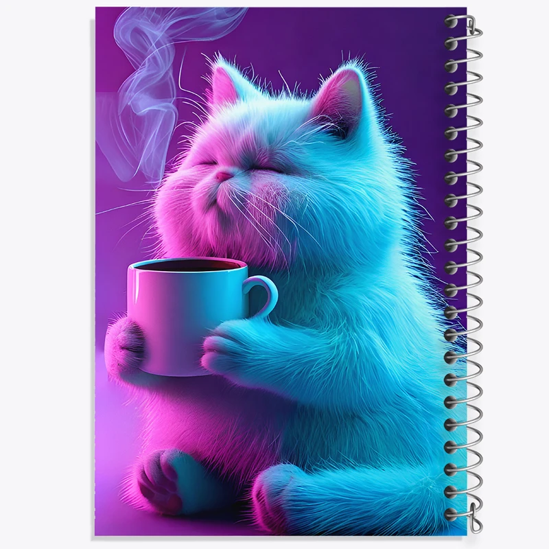 دفتر نقاشی 50 برگ خندالو طرح گربه چاق کد F8147