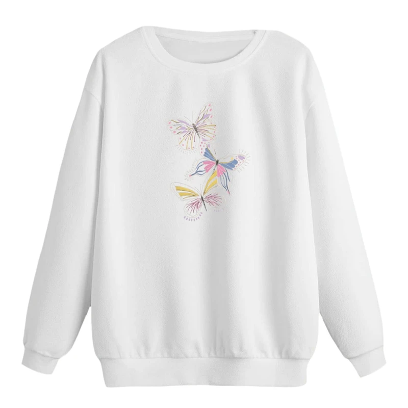 سویشرت زنانه مدل پروانه ها 