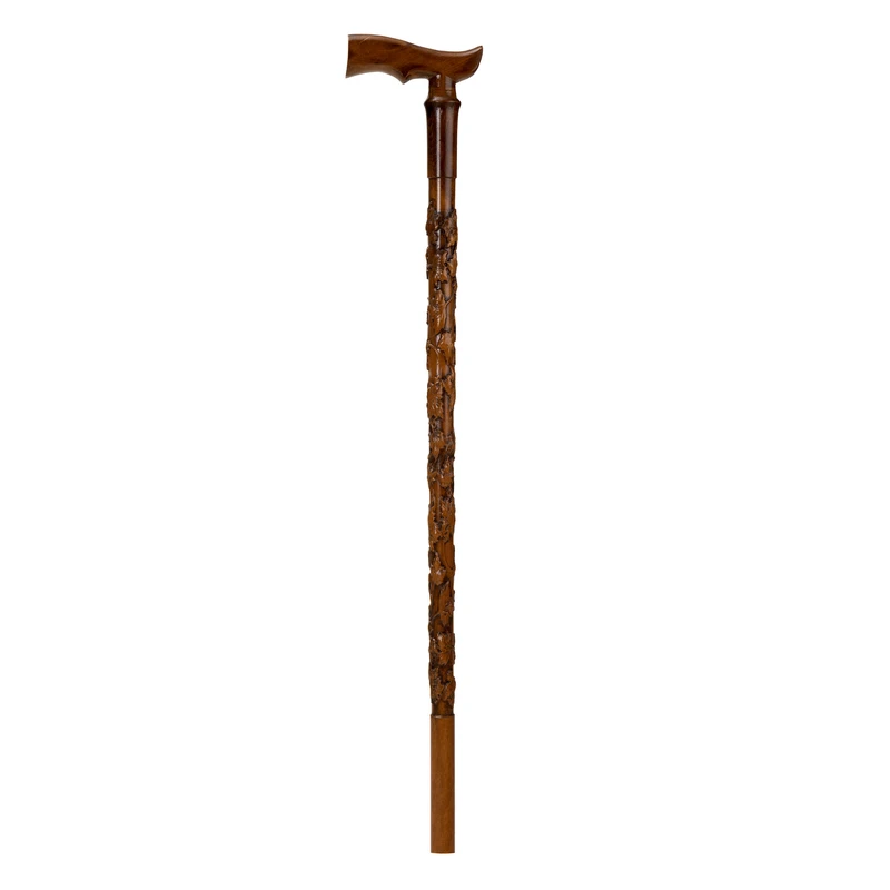 عصا مدل چوبی طرح برگ کد AR06