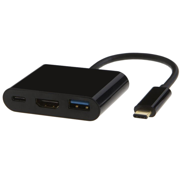 مبدل USB-C به HDMI/USB3.0/USB-C مدل T1304