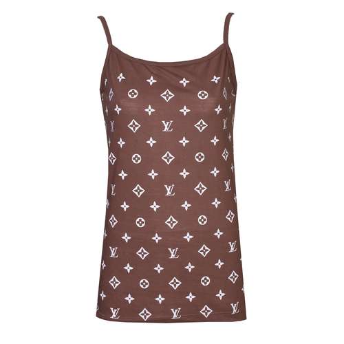 تاپ زنانه مدل بندی تمام چاپ