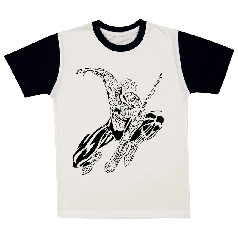 تی شرت آستین کوتاه پسرانه مدل مردعنکبوتی کد A105