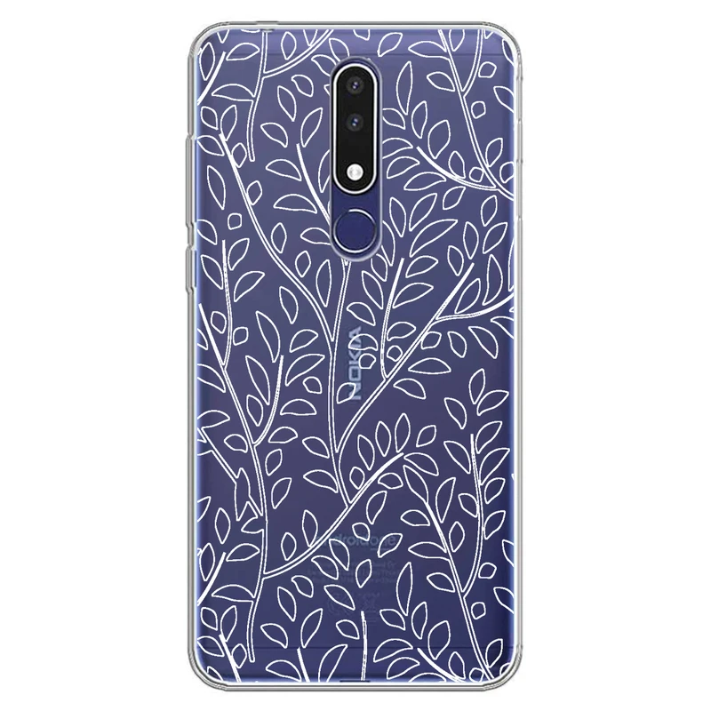 کاور مگافون طرح برگ مدل C45-W مناسب برای گوشی موبایل نوکیا 3.1 Plus