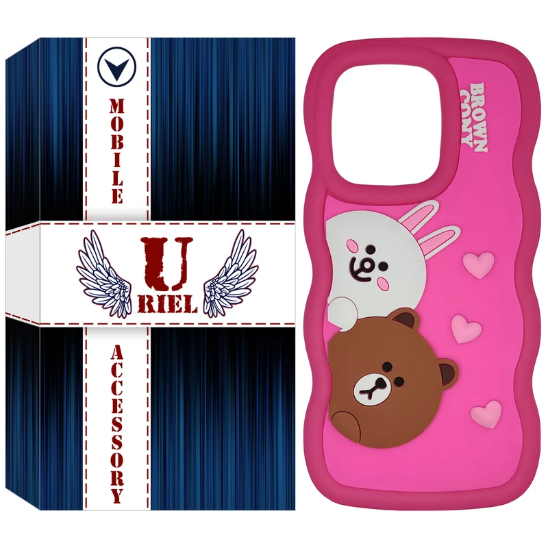 کاور یوریل مدل سیلیکونی عروسکی طرح خرسی مناسب برای گوشی موبایل شیائومی Redmi Note 13 4G
