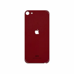 MAHOOT Red-Leather Cover Sticker for Apple iPod touch 6th generation