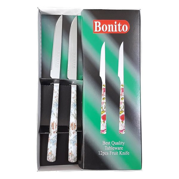 ست چاقو میوه خوری 12 پارچه بونیتو کد B07