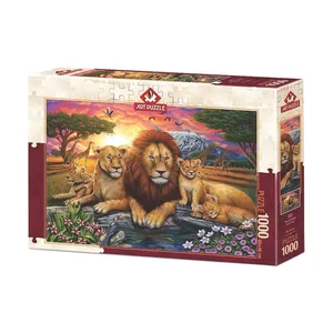 پازل 1000 تکه آرت پازل مدل Lion Family كد 5221