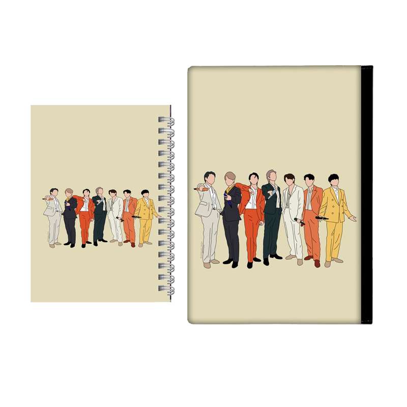 کلاسور مدل بی تی اس کد 2386 به همراه دفتر یادداشت