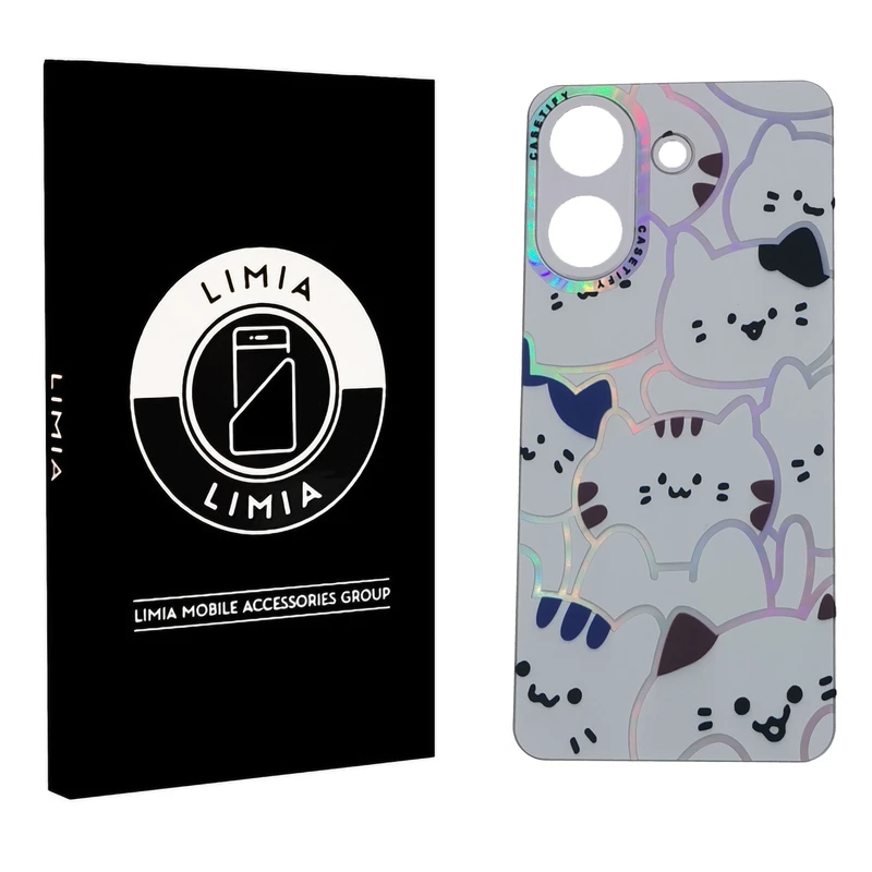 کاور لیمیا مدل فانتزی لنزدار طرح عروسکی شبرنگی مناسب برای گوشی موبایل شیائومی Redmi 13C