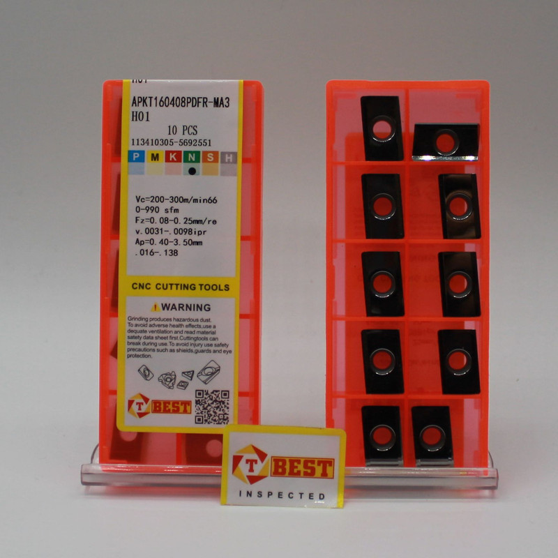 اینسرت تی بست مدل APKT160408 MA3 AK10 تعداد 10 عددی اینسرت تی بست مدل APKT160408 MA3 AK10 تعداد 10 عددی