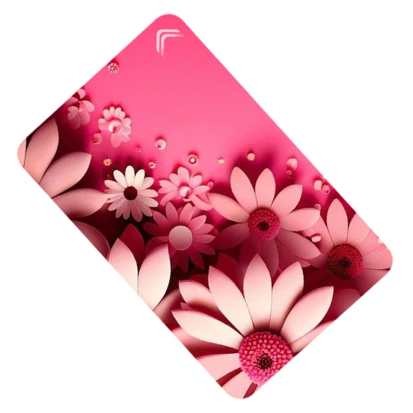 استیکر کارت طرح گلدار مدل CAC420-K-G1-148