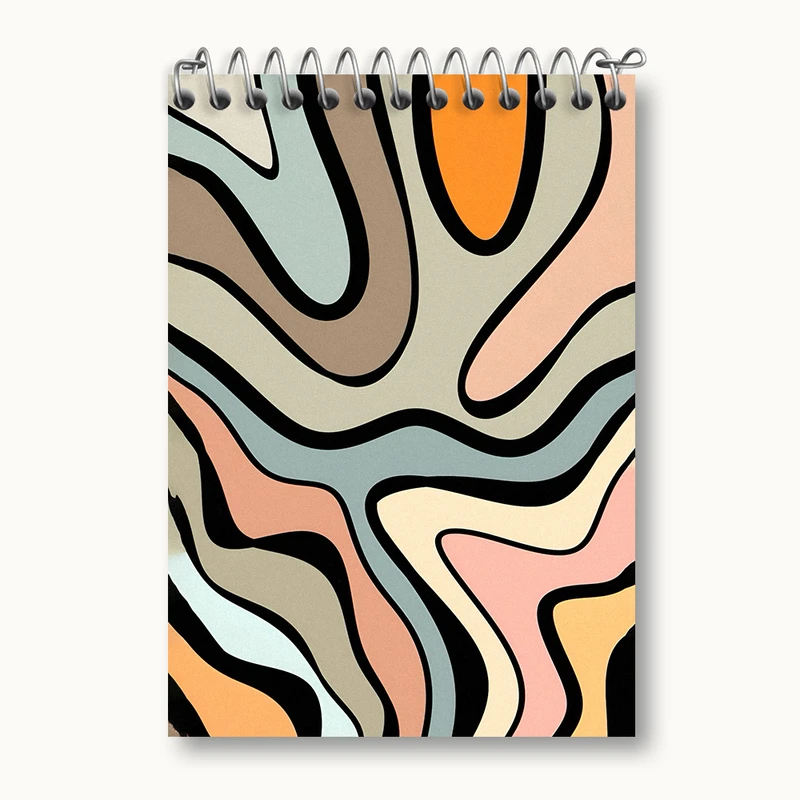 دفتر یادداشت 50 برگ خندالو طرح پترن فانتزی کد N2616