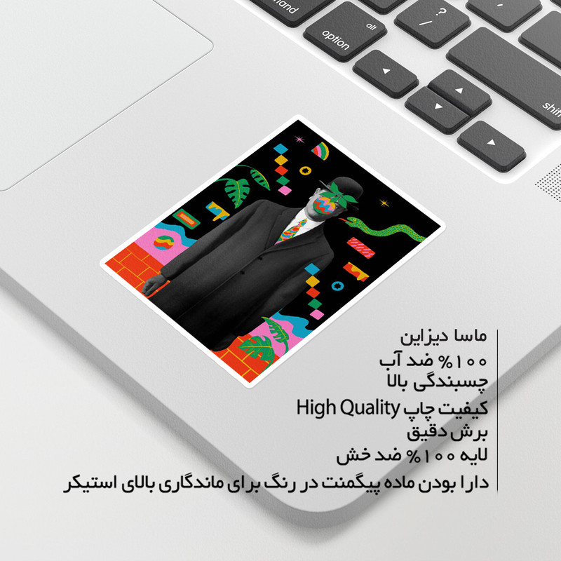 استیکر لپ تاپ ماسا دیزاین طرح PAINT مدل STKA00445