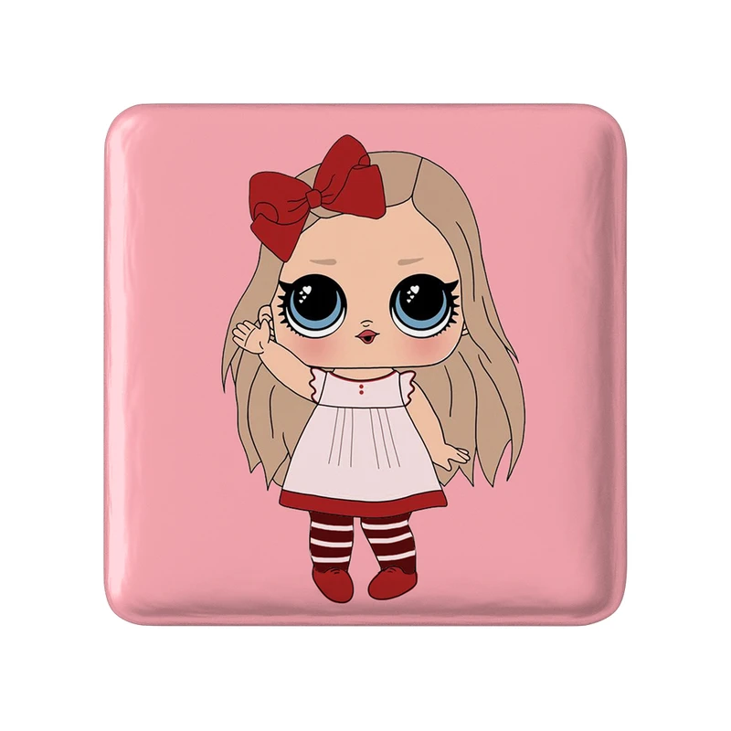 پیکسل خندالو طرح عروسک LOL مدل مربعی کد 30610