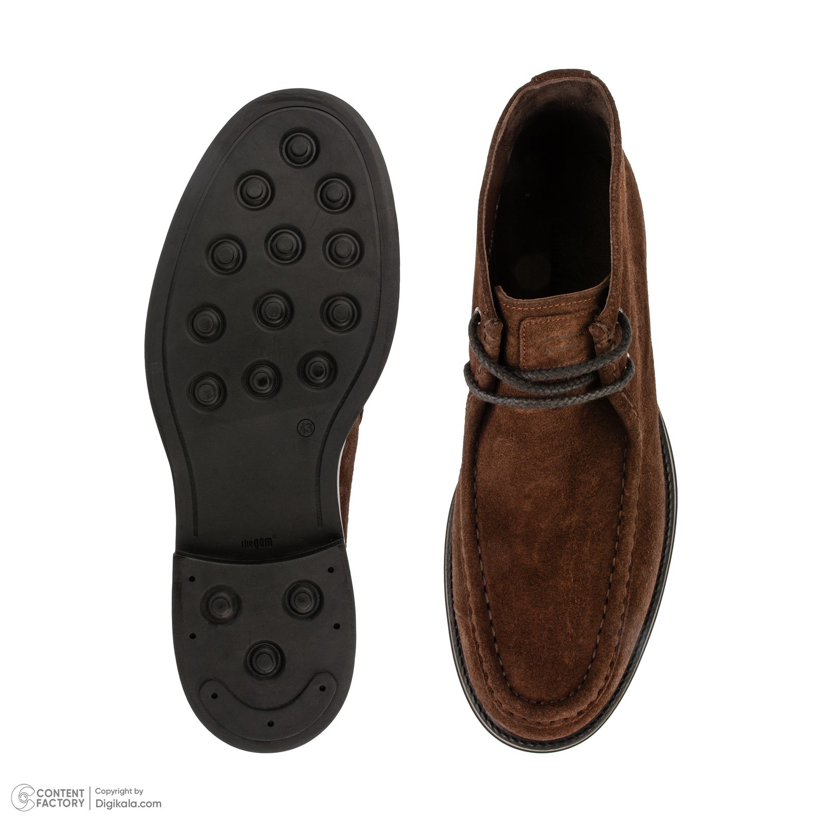 نیم بوت مردانه چرم مشهد مدل J6369-088-43 -  - 8