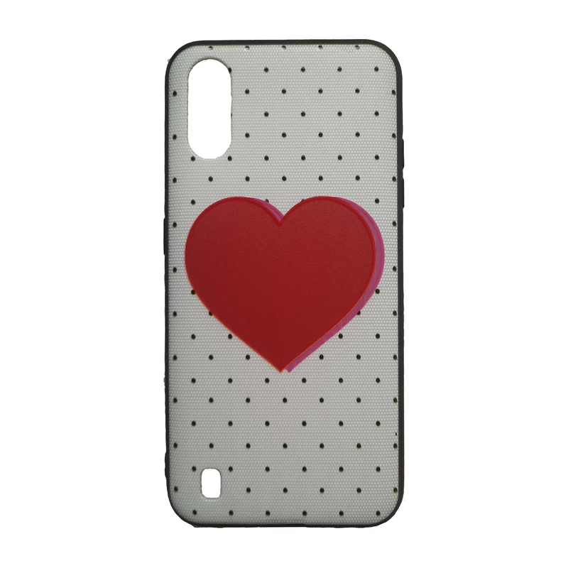 کاور طرح قلب کد 01 مناسب برای گوشی موبایل سامسونگ Galaxy A01